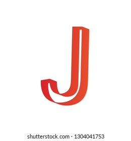 In the picture the logo of the letter J. The logo for the site, the logo for the enterprise. Logo in 3D.