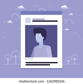 picture of man in acount template