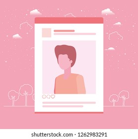 picture of man in acount template