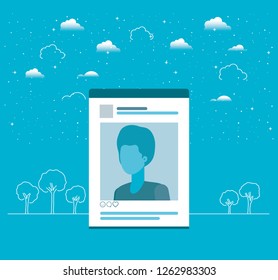 picture of man in acount template