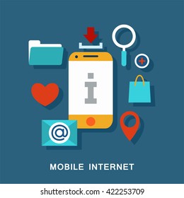 Picture of Mobile Internet vector