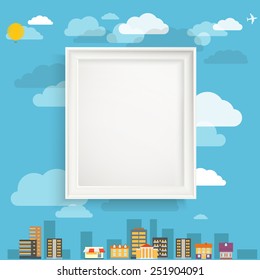 The picture on the wall concept