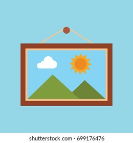 picture on wall icon