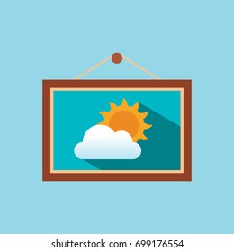 picture on wall icon