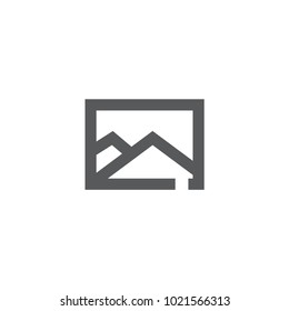 picture outline icon