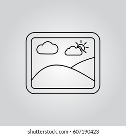 Picture outline icon