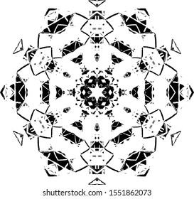picture pattern with white background floral motif.  good for dome wall motifs of Muslim mosques or picture patterns on clothing fabrics.