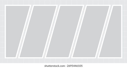 Bild Foto Collage Raster Foto Effekt Vorlage Design
