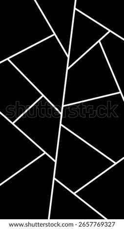 Picture or photo frame collage with random mosaic frame design template in 9:16 portrait ratio