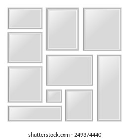 Picture photo frames vector