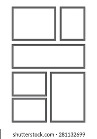 Picture photo frames vector