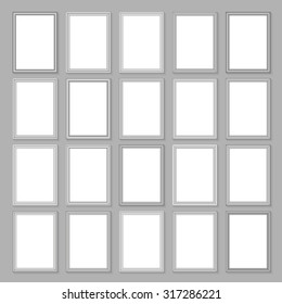 Picture photo frames vector