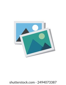 Picture photo gallery stock illustration