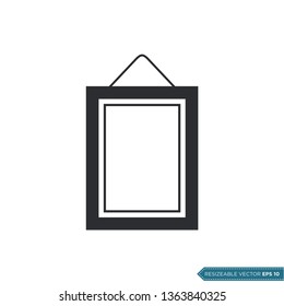 Picture, Photo, Painting Frame Icon Vector Template