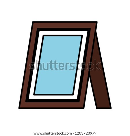 picture portrait isolated icon