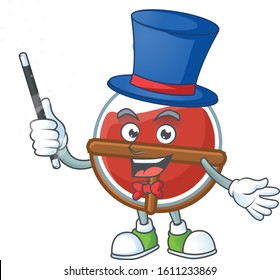 A picture of red potion performance as a Magician