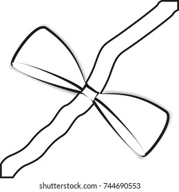 Picture of a ribbon with a bow