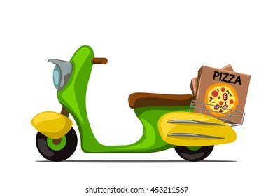 picture of scooter pizza