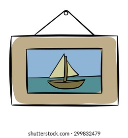 Picture with ship