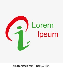 The picture shows a banner, a logo of letters. Business card for the company, write your own text. Vector business template for brand. Visualize business data of your own work.