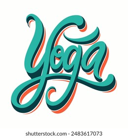 The picture shows a concept for a yoga studio design