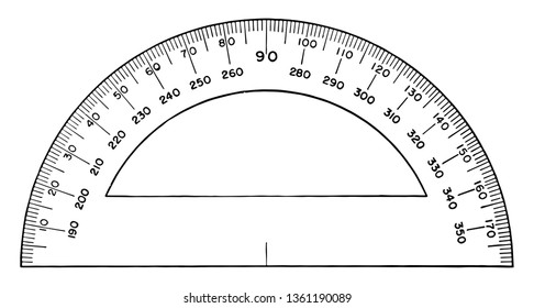 41 Semicircular protractor Images, Stock Photos & Vectors | Shutterstock