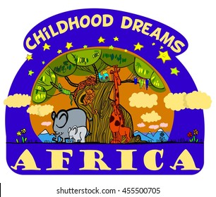 picture sleeping cute African animals