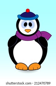 picture of a small cartoon penguin