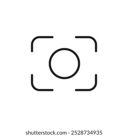 Ícone de instantâneo de imagem Vetor de contorno para interface do usuário da Web
