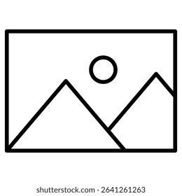 Picture snapshot icon simple flat icon vector symbol