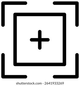 Picture snapshot icon Thin line vector design