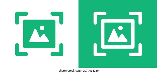 Picture snapshot vector icon illustration