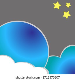 a picture of a star in the sky during the fasting month which can be used as a background for Eid Al-Fitr greeting cards