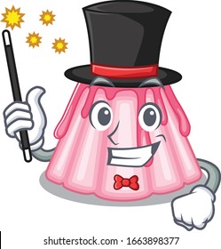 A picture of strawberry jelly performance as a Magician