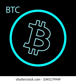 picture with the symbol of bitcoin