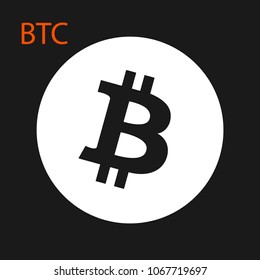 picture with the symbol of bitcoin