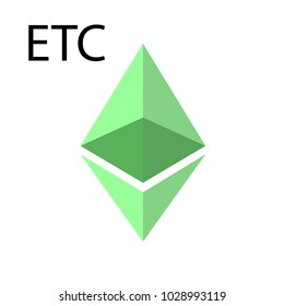 picture with the symbol of ethereum classic