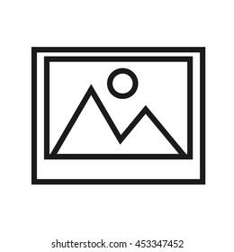 picture symbol illustration photo icon image vector