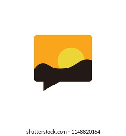 Picture Testimonial Logo Icon Design