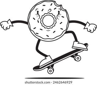 Imagina esto: un delicioso donut con chispas, rodando por las calles en una patineta con un toque de estilo! Con cada giro dulce y diapositiva azucarada, este atrevido postre trae un nuevo yo