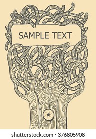 Picture a tree, with a field recording