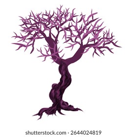 picture of a tree that has branches growing on all sides of the tree