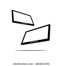 a picture of two tablets