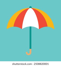 A picture of umbrella vector colorful vector illustration.