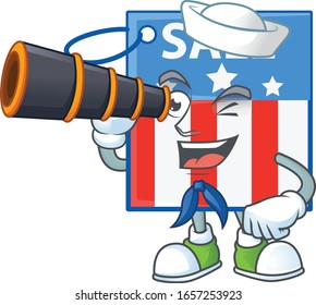 A picture of USA price tag Sailor style with binocular