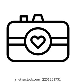 picture valentine icon outline style illustration vector and logo. Icon sign from modern collection for web. Nice design perfect.