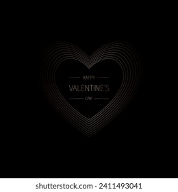 a picture for Valentine's Day. vector illustration