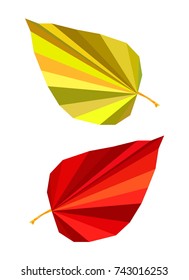  picture of vector autumn leaf two