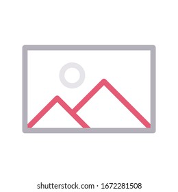 picture vector color thin icon 