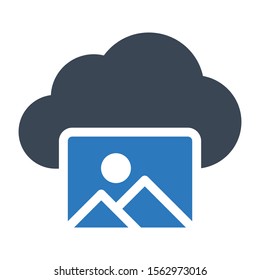 picture  vector glyph colour icon 